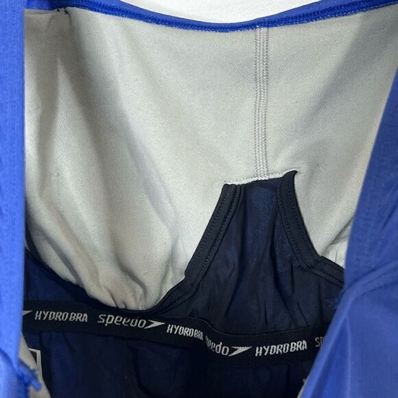 Speedo Royal Blue One Piece Center Ruched Swimsuit - Picture 3 of 5